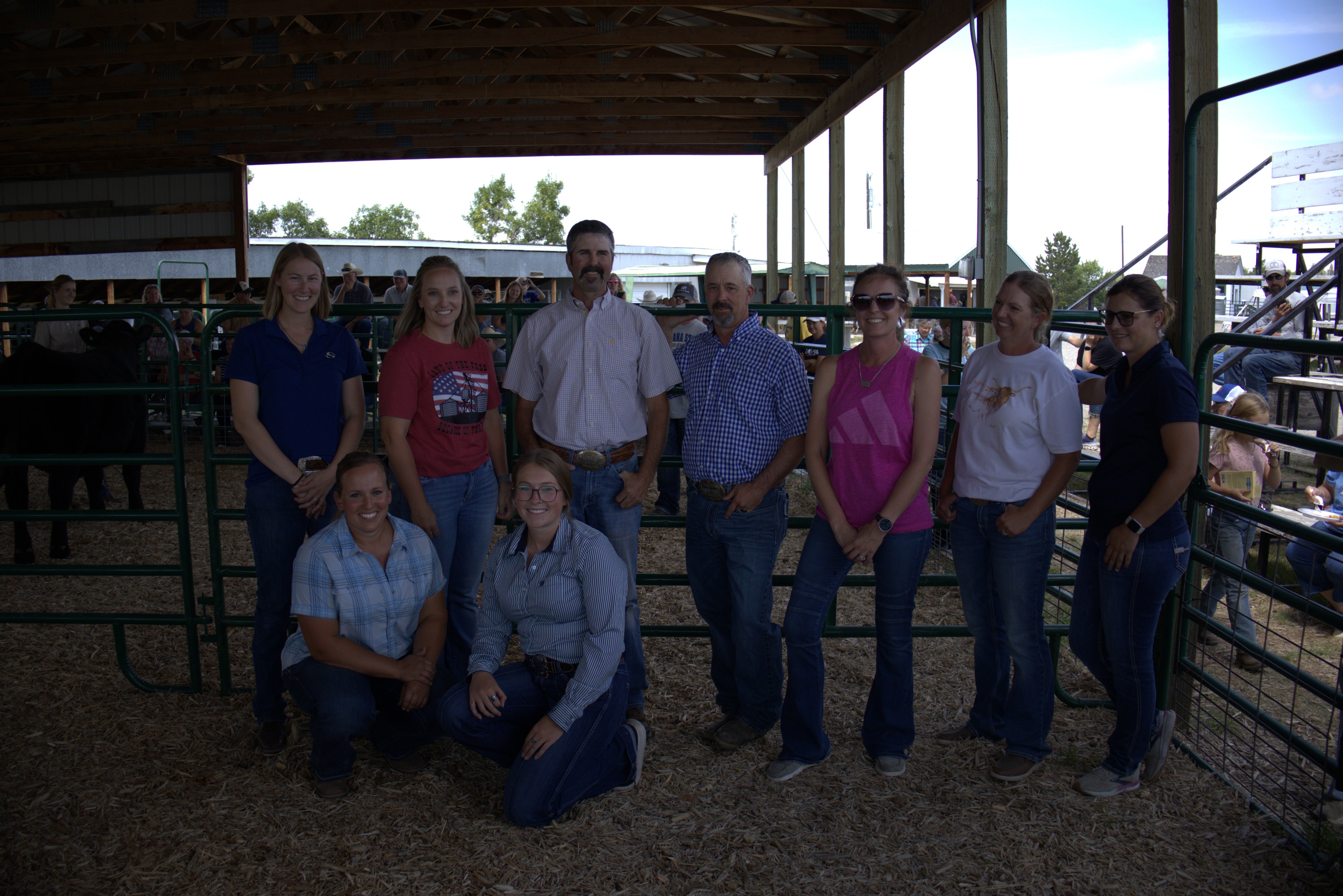Participants in the first-ever adult round robin competition at the Judith Basin County Fair. 